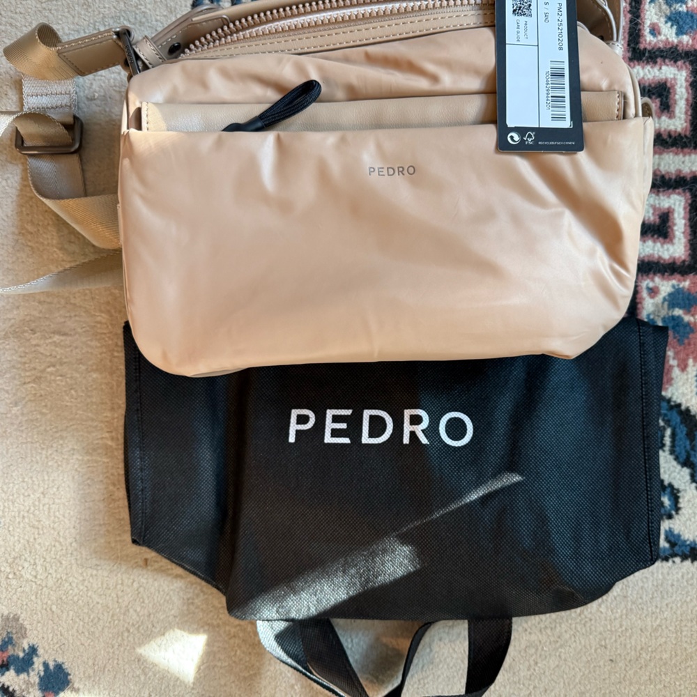 Pedro Beige Crossbody Bag